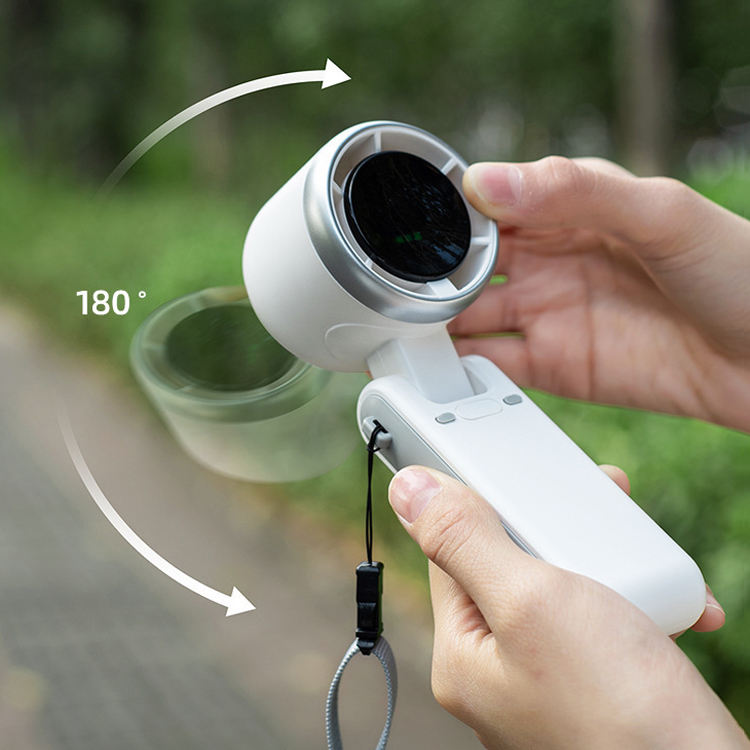 Power Handheld Turbo Fan | USB Rechargeable Portable Mini Fan - Image 2