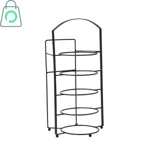 Wall Mounted Kitchen Storage Rack Multi Layer Spice Organizer