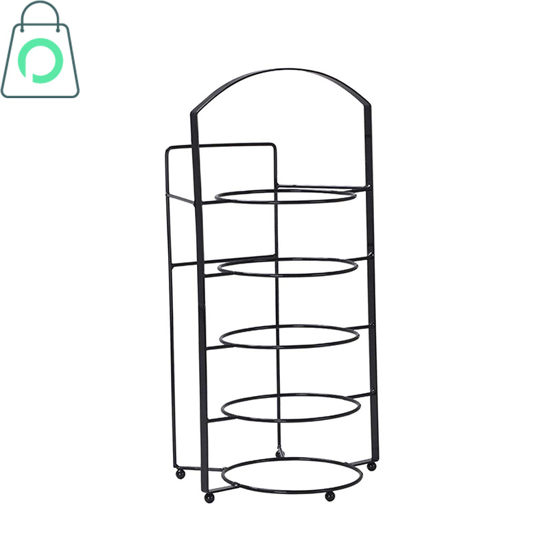 Wall Mounted Kitchen Storage Rack Multi Layer Spice Organizer