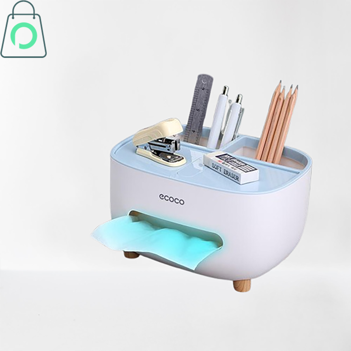 Premium Multifunction Tissue Box Organizer - Image 2