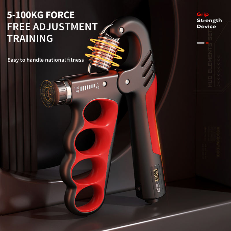 Power Adjustable Hand Grip Strength Trainer 5â100KG | Digital Counter Grip Exerciser - Image 3