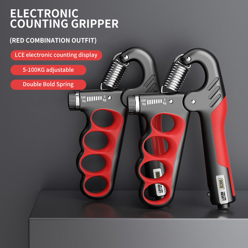 Power Adjustable Hand Grip Strength Trainer 5â100KG | Digital Counter Grip Exerciser - Image 2