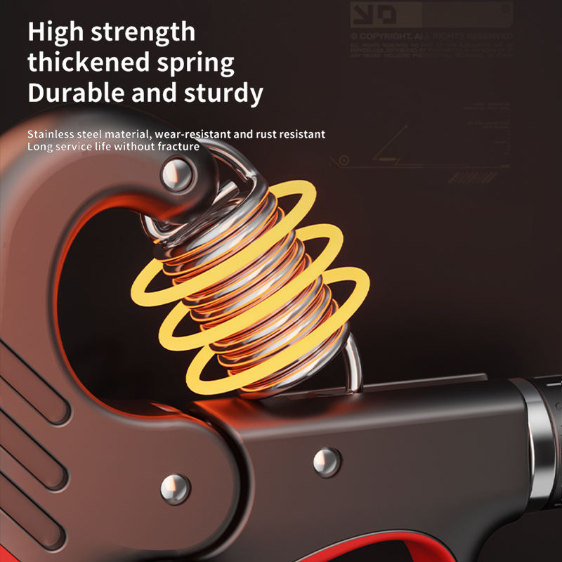 Adjustable Hand Grip Strength Trainer (5-100KG) with Digital Counter