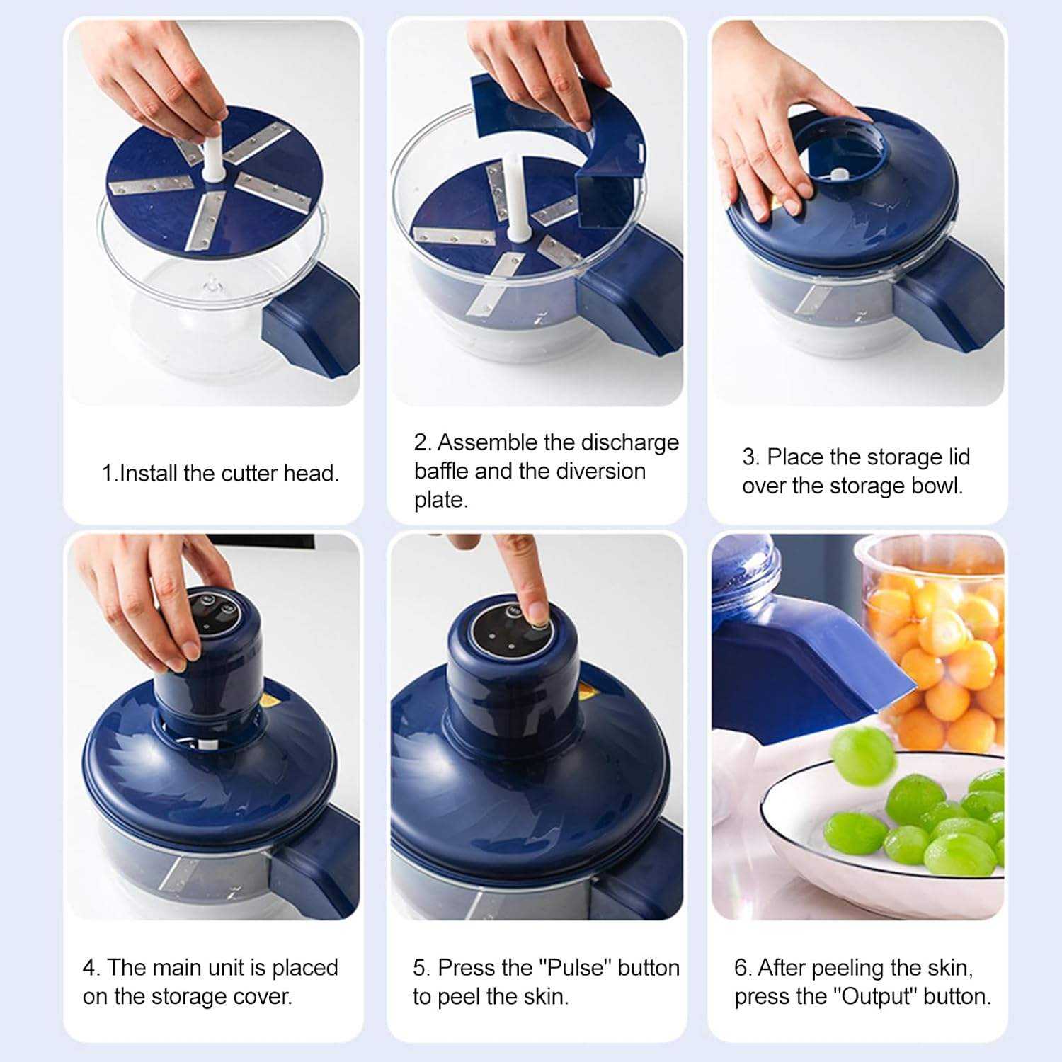 Smart Electric Fruit & Vegetable Peeling Machine | 2 in 1 Automatic Peeler - Image 2