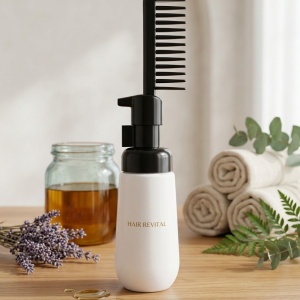 Smart Hair Oil Applicator Bottle – Scalp Massage Comb