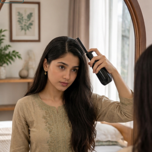 Smart Hair Oil Applicator Bottle – Scalp Massage Comb